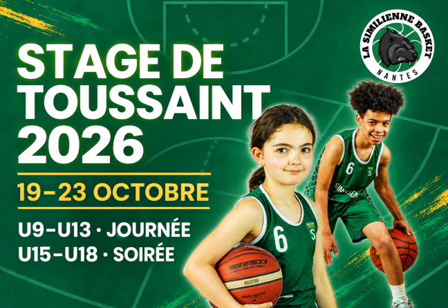 STAGE DE TOUSSAINT 2026